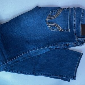 Hollister Dark Blue Straight Leg Jeans